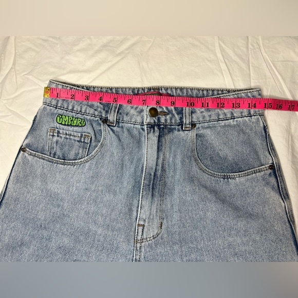 Empyre Tori Patch Baggy Wide Leg Skate Cargo Denim Jeans 8 - Picture 9 of 12